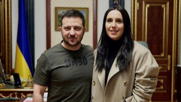 Владимир Зеленский и Джамала.