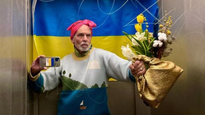 В Украину приехал дизайнер Франк Вильде, известный лифтолуками в украинских цветах