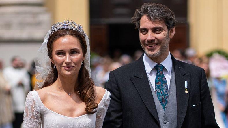 Невеста баварского принца появилась на их свадьбе в фате украинского бренда