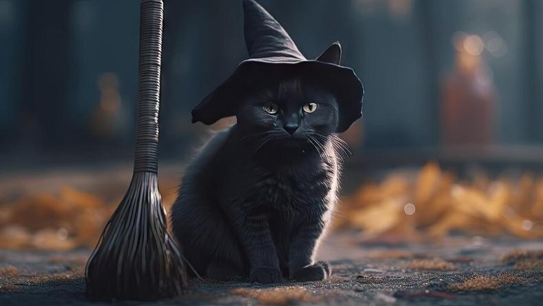 Почему черные кошки ассоциируются с Хэллоуином и неудачей