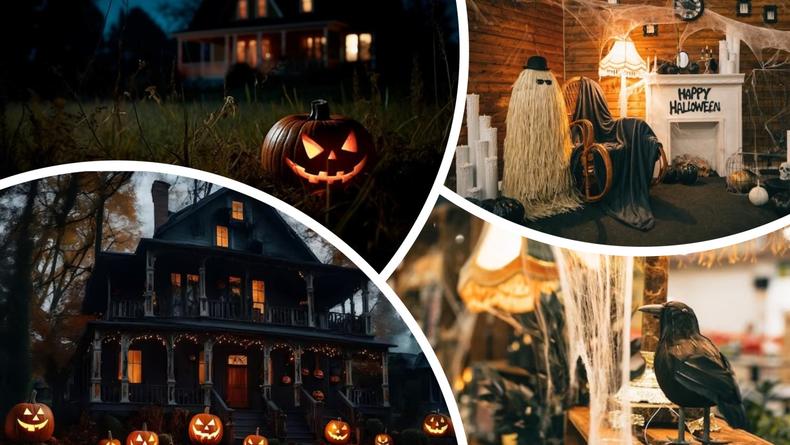 Украшение на Хэллоуин: 50 идей для внешнего и внутреннего оформления дома