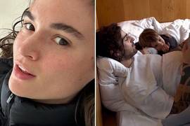 Кацурина показала, как Дантес читает ее сыну в постели, и другие моменты