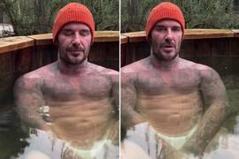 Дэвид Бекхэм заработал миллион лайков за видео своего моржевания
