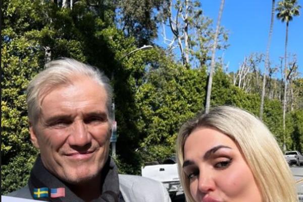 Дольф Лундгрен та Емма Крокдал отримали громадянство США instagram.com/emmakrokdal