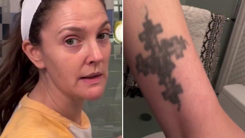 "Показати їм любов": Дрю Беррімор розповіла про турботу про свої татуювання