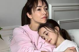Екатерина Кухар показала опасные трюки 9-летней дочери