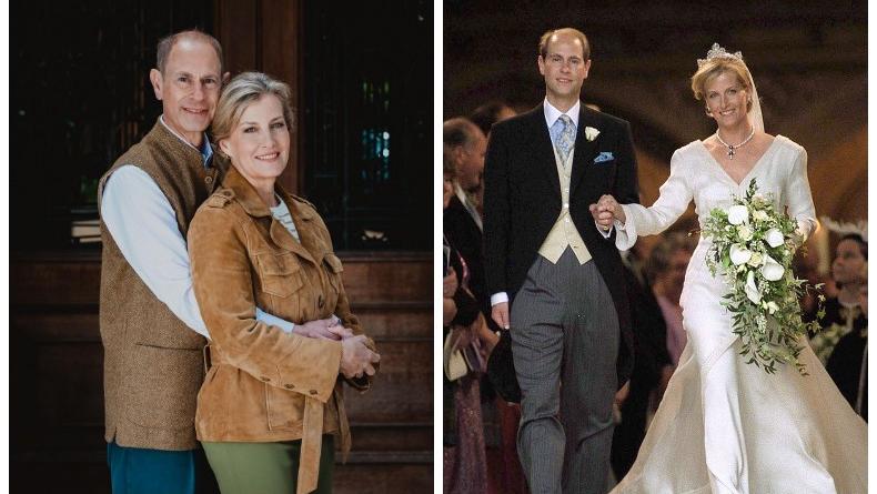 Герцог и герцогиня Эдинбургские празднуют «серебряную» свадьбу: новый портрет пары