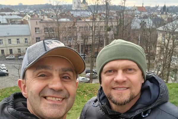Тарас Стадницкий и Гарик Бирча facebook.com/taras.stadnytskyy