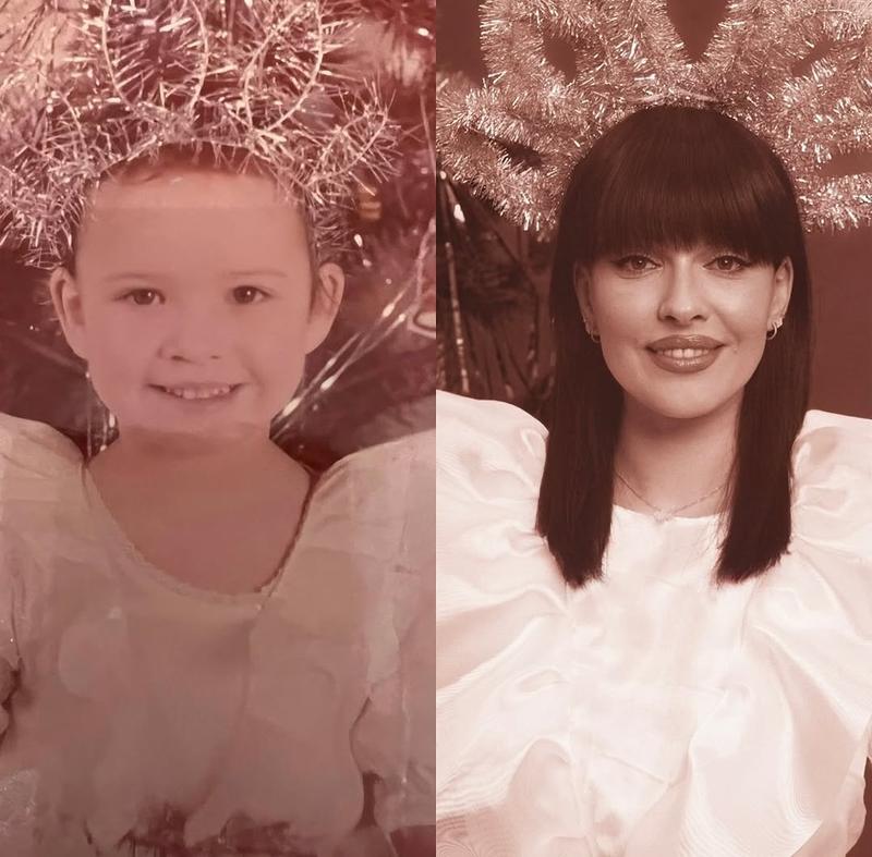 Даша Астаф'єва у дитинстві і зараз instagram.com/da_astafieva Даша Астаф'єва у дитинстві і зараз instagram.com/da_astafieva