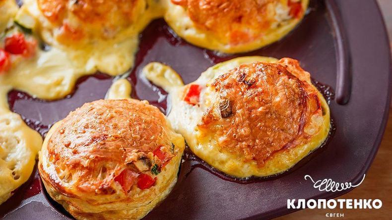 Рецепт яичных маффинов с овощами Рецепт яичных маффинов с овощами
