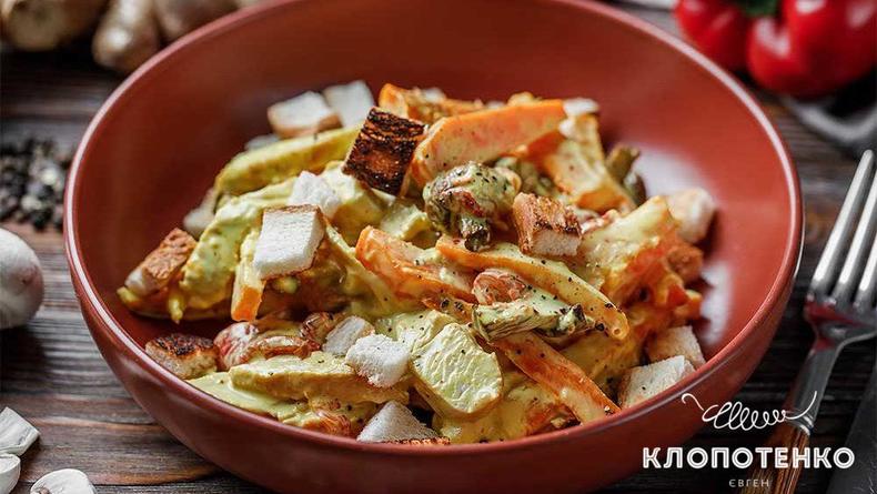 Запеченные овощи и индейка: рецепт вкусного салата с домашним майонезом Запеченные овощи и индейка: рецепт вкусного салата с домашним майонезом