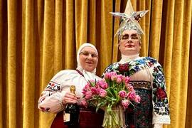 «Мама Сердючки» Инна Белоконь показала редкие фото с мужем и 9-месячной внучкой